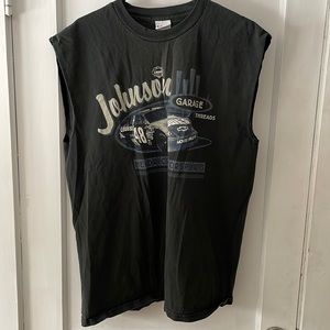 Jimmie Johnson NASCAR Hendrick Motorsports Garage muscle shirt